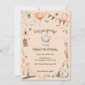 Laten we griezelig worden! Spooktacular kids verja Kaart (Voorkant)