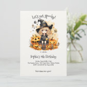 Laten we griezelig worden! Spooktacular kids verja Kaart (Staand voorkant)