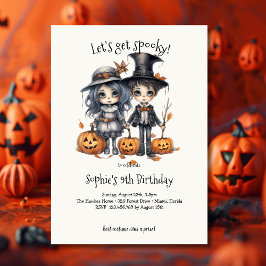 Laten we griezelig worden! Spooktacular kids verja Kaart