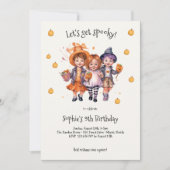 Laten we griezelig worden! Spooktacular kids verja Kaart (Voorkant)