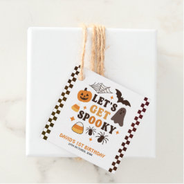 Laten we griezelige Halloween verjaardag krijgen Bedankjes Labels