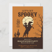 Laten we griezelige pompoen cowboy halen kaart (Voorkant)