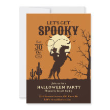 Laten we griezelige pompoen cowboy halen