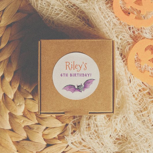 Laten we griezelige Schattigee Halloween-verjaarda Ronde Sticker