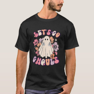 Laten we Griezels Retro Halloween Bachelorette Bru T-shirt