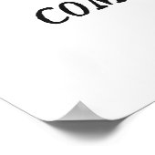 Laten we grootmakomma's eten om levens te redden poster (Hoek)