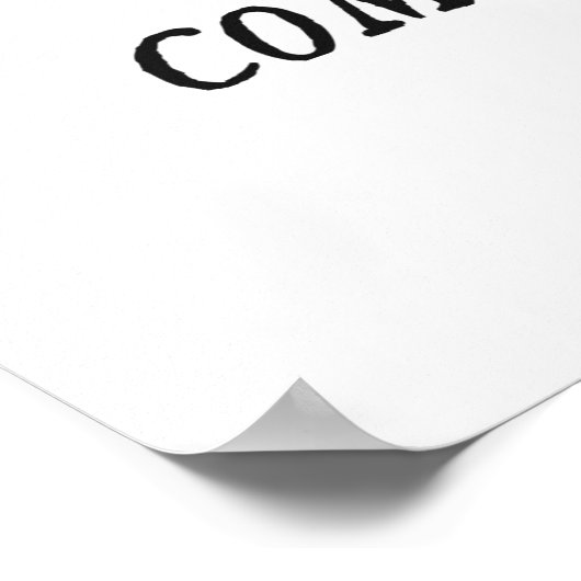 Laten we grootmakomma's eten om levens te redden poster (Hoek)