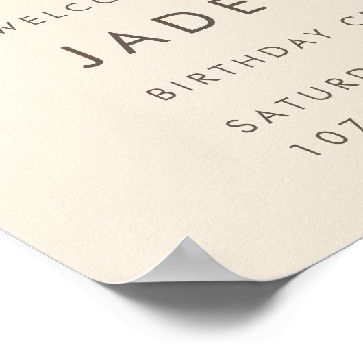 Laten we Groovy  Floral Girls halen. Poster (Hoek)