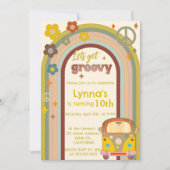 Laten we groovy jarig zijn kaart (Voorkant)