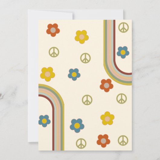 Laten we groovy jarig zijn kaart (Achterkant)