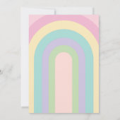 Laten we groovy party uitnodiging (Achterkant)