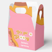 Laten we groovy retro  verjaardag halen bedankdoosjes (Geopend)