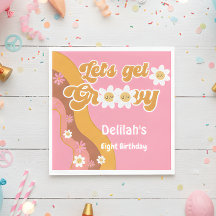 Laten we groovy retro verjaardag halen