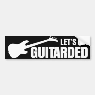 Laten we Guitbaard krijgen Bumpersticker