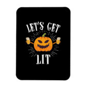 Laten we Halloween-bier drinken met Licht Magneet (Verticaal)
