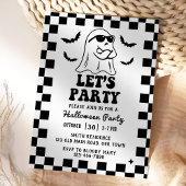 Laten we Halloween Feest Feesten Kaart