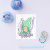 Laten we Halloween je heksen Flyer. Flyer (Enkel)