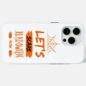 Laten we Halloween nu angst aanjagen Case-Mate iPhone Case (Achterkant (horizontaal))