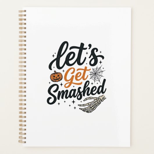 Laten we Halloween Pompoen Vernielen Planner (Voorkant)