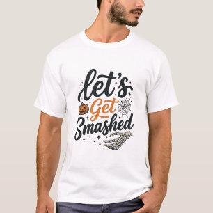 Laten we Halloween Pompoen Vernielen T-shirt