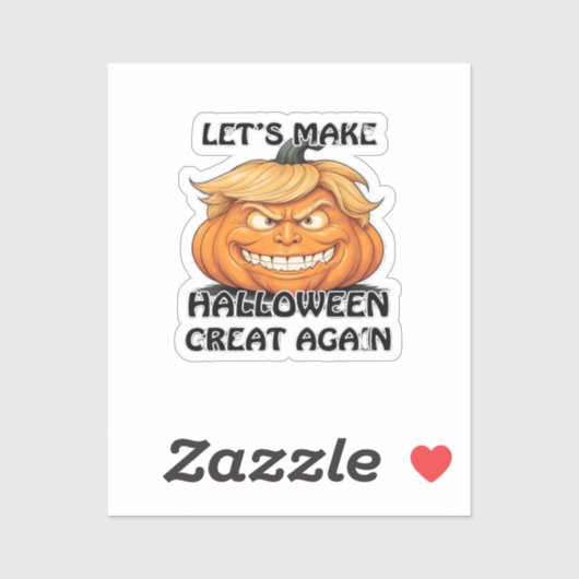 Laten we Halloween weer klassiek maken Sticker (Vel)