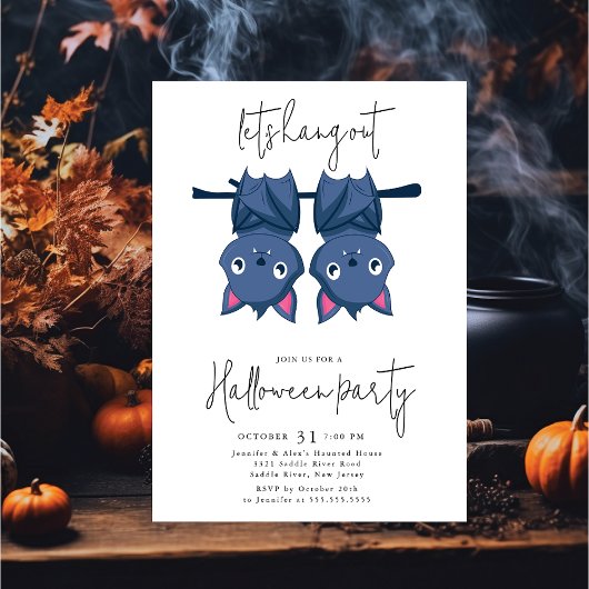 Laten we Halloweenfeest geven Kaart