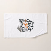 Laten we Halloweenpompoen Vermorzelen Handdoek (Handdoek)