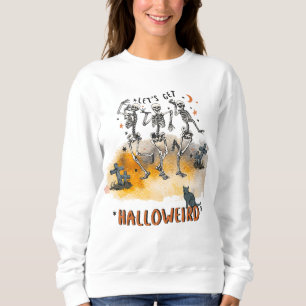 Laten we Halloweird worden! Skeletten dansen onder Trui