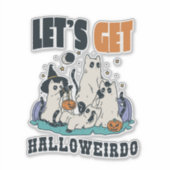 LATEN WE HALLOWEIRDO NEMEN STICKER (Voorkant)