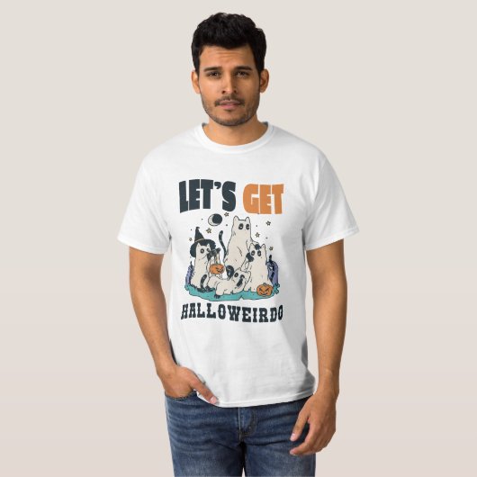 LATEN WE HALLOWEIRDO NEMEN T-SHIRT (Voorkant volledig)