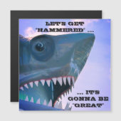 LATEN WE HAMMERED CRUISE DEUR MAGNEET MAGNETISCHE UITNODIGING (Voorkant / Achterkant)