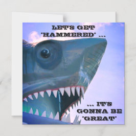 LATEN WE HAMMERED CRUISE DEUR MAGNEET MAGNETISCHE UITNODIGING