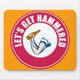 Laten we Hammered krijgen Muismat