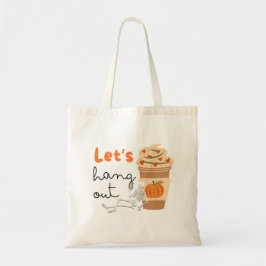 Laten we hangen uit Halloween ontwerp - pompoen la Tote Bag