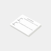 Laten we hangman spelen Post it Notes (Schuin)