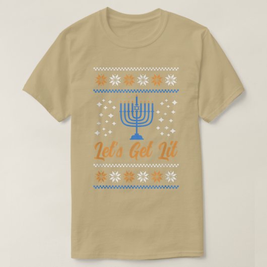 Laten we Hanukkah optillen T-shirt (Design voorkant)