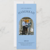 Laten we Hanukkah vieren kaart (Voorkant)