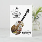 Laten we Happy Birthday blijven zingen Fotokaart Kaart (Staand voorkant)