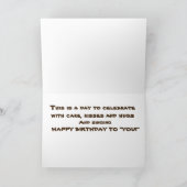 LATEN WE "HAPPY BIRTHDAY" *** VOOR JULLIE*** KINDE KAART (Binnen)