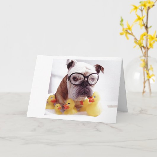 LATEN WE "HAPPY BIRTHDAY" *** VOOR JULLIE*** KINDE KAART (Gele Bloem)