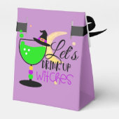 Laten we heksen Drinken, niet Drinken en vliegen Bedankdoosjes (Achterkant)