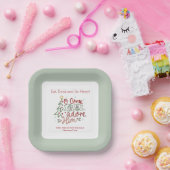 Laten we hem aanbidden met Kerstmis Papieren Bordje (Feest)