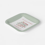 Laten we hem aanbidden met Kerstmis Papieren Bordje (Gebogen)