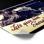 Laten we hem genoeg en op tijd geven poster (Hoek)