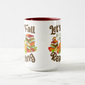 Laten we Herfst in liefde met lezen Mok (Midden)