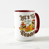 Laten we Herfst in liefde met lezen Mok (Voorkant rechts)