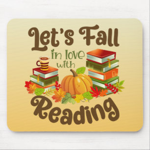 Laten we Herfst in liefde met lezen Muismat