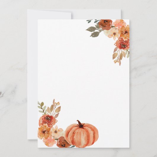 Laten we Herfst Y'all Boho Arch Harvest Party vier Kaart (Achterkant)