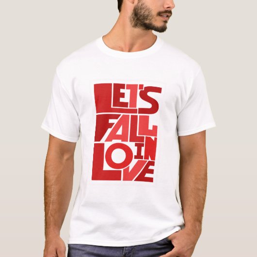 "Laten we Herfsten in de liefde" - Romantische Quo T-shirt (Voorkant)