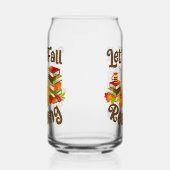 Laten we Herfsten in liefde met lezen Blikvorm Glas (Rechts)